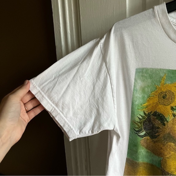 The Masters Vincent Van Gogh Sunflower Fitted T Shirt Size Small - Picture 8 of 8